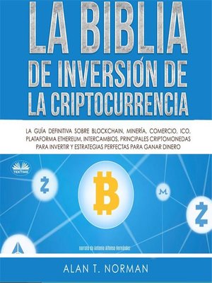 cover image of La Biblia De Inversión De La Criptocurrencia
